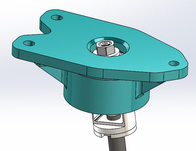 F8X Spherical Rear Upper Shock Mount