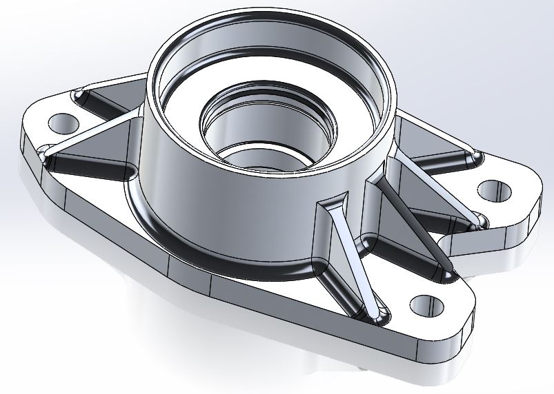 F2X/F3X Spherical Rear Upper Shock Mount