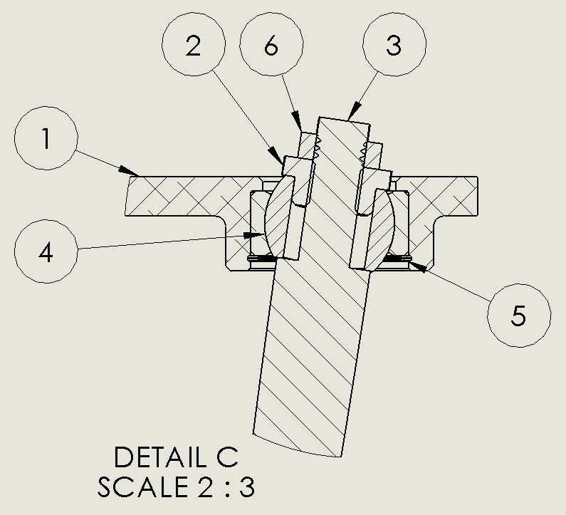 S60R/V70R Rear Shock Mount