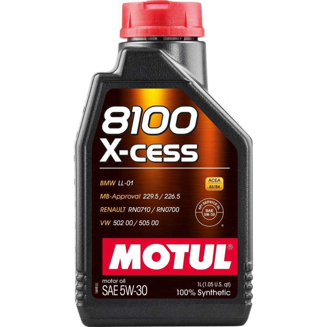 Motul 8100 X-CESS 5W-30 Synthetic Oil | www.pdvmotorsports.com