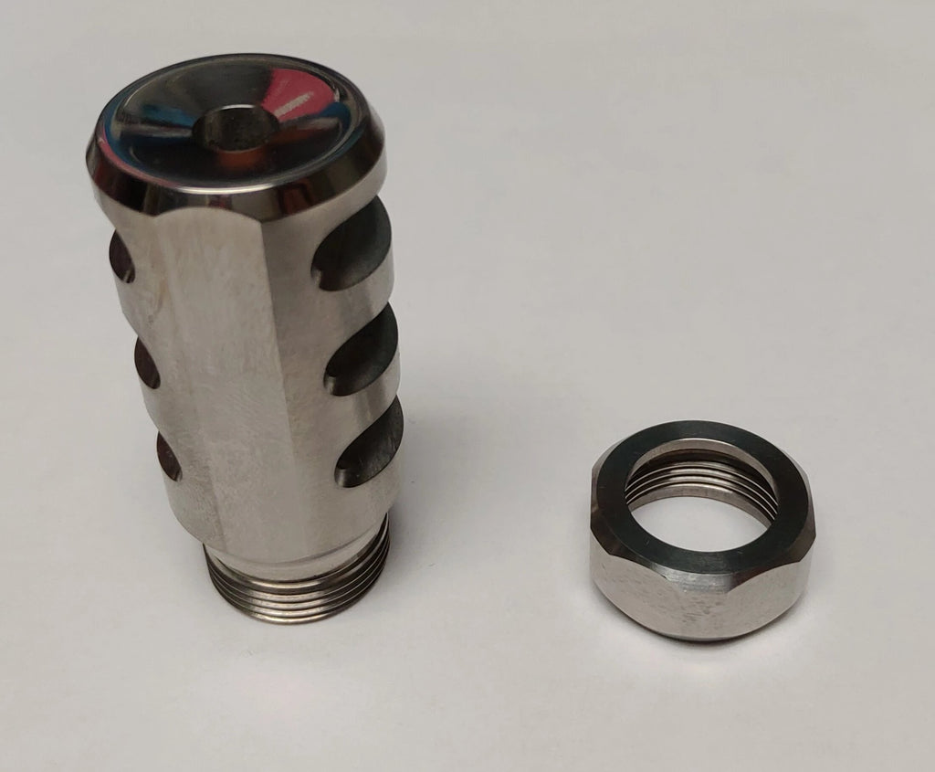 Anti-recoil muzzle brake