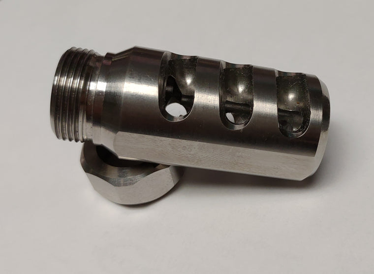 Anti-recoil muzzle brake